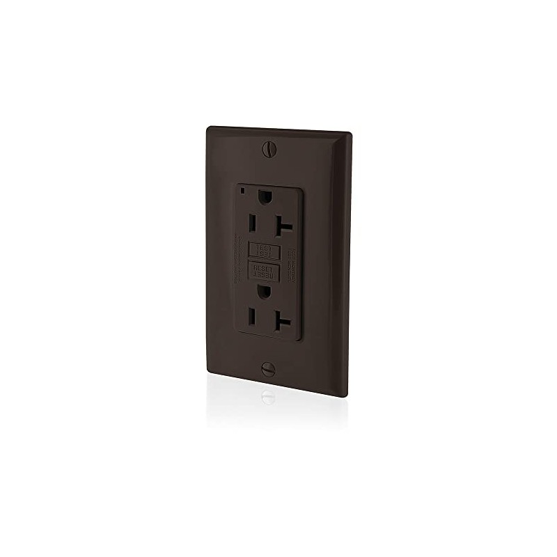 Leviton GFCI Outlet, 20 Amp, Self Test, Non Tamper-Resistant with
