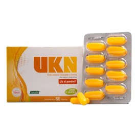 Suplemento CLA Linoleico Conjugado y Leucina 60 Cápsulas UKN