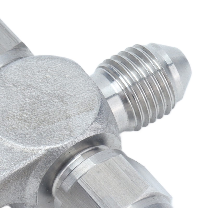AN‑3 Tee Brake Hose AN3 to Line End Fittings Stainless