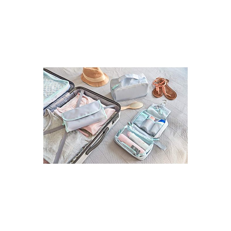 Zeller Cosmetic Bag, Polyester, grey