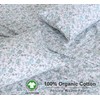 RUVANTI 100% Organic Cotton Sheets Twin XL, Percale Weave, GOTS