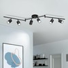 Fondiiz 6 Ways Track Lighting, Rotatable Heads Tracks Light, Track