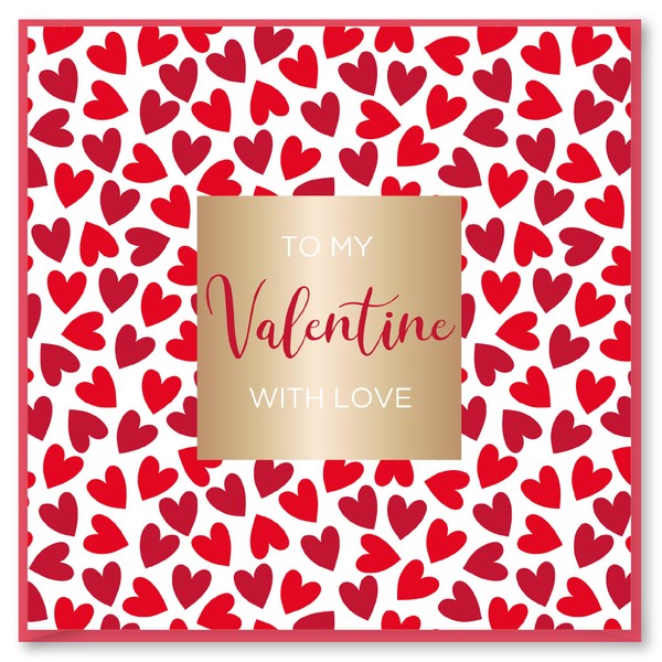 Design By Violet To My Valentine With Love Greeting Card