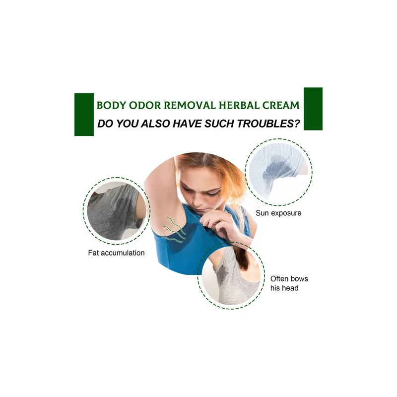 Crema A Base De Hierbas For Eliminar El Olor Corporal