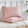 WARMDERN Pink Pillow Covers King Pillow Cases Soft Microfiber Pillow