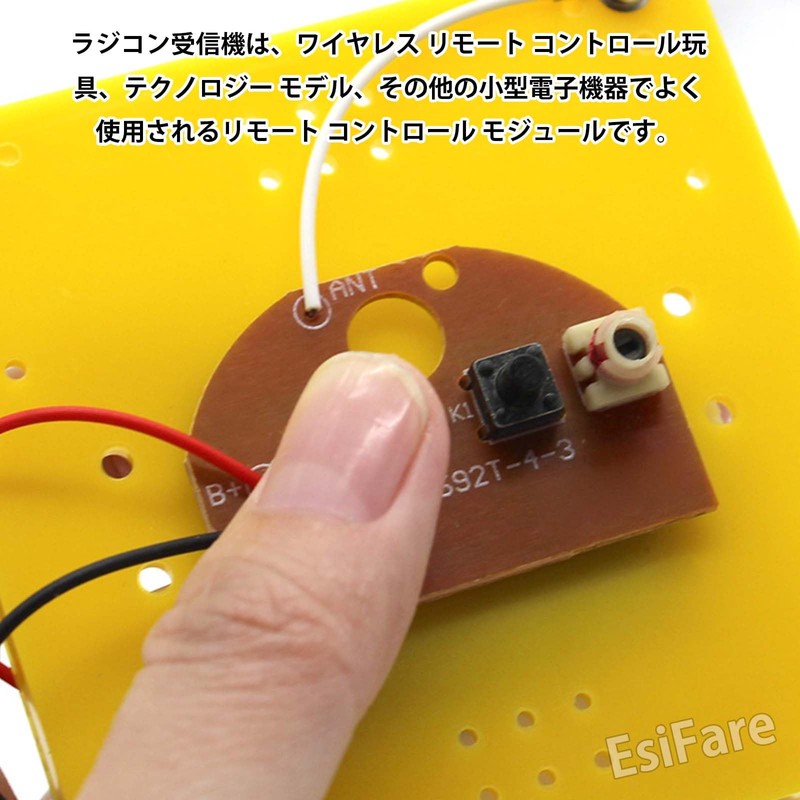EsiFare Transmitter Receiver Module Set, 27 MHz Circuit, 2 Channel