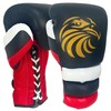 Valour Strike Lace-Up Boxing Gloves | Premium Leather Fight Gloves