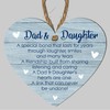 Laser Cut Father's Day Heart Plaque - Celebrate Dad &