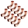sourcing map 7.94mm ID 90 Degree Copper Elbow Short-Turn Copper