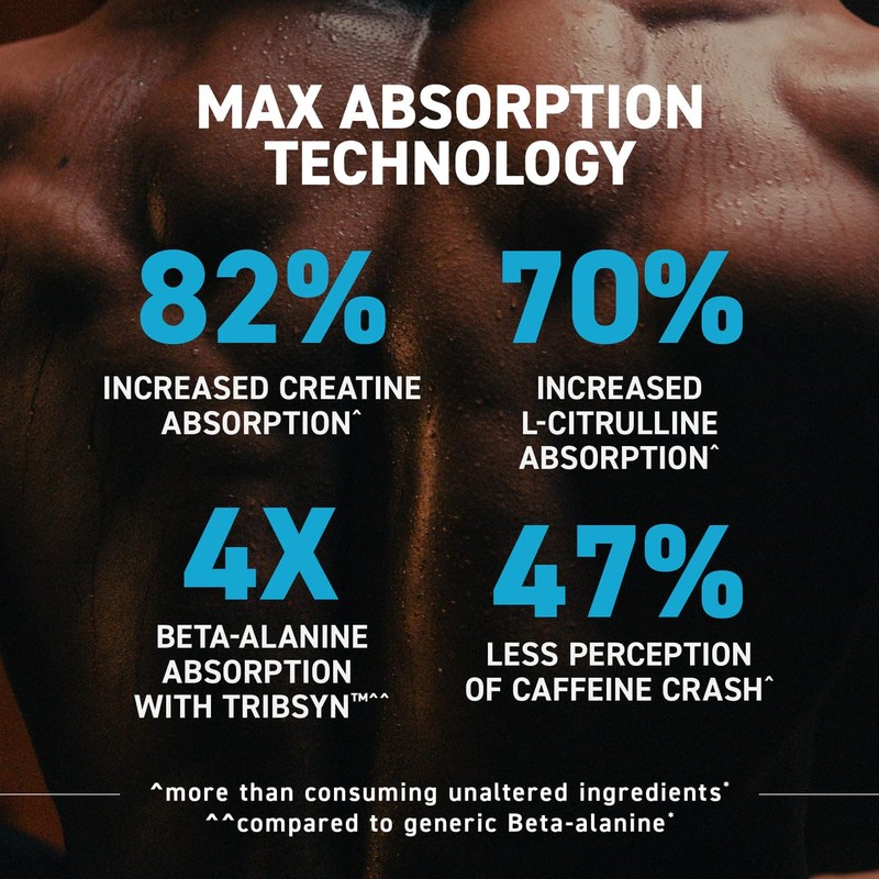 Kaged Pre Workout MAX Powder | Blue Raspberry | Tingle