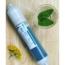 In-line KDF water filter cartridge - 12 Month filter life, drinking water filter compatible for all filter systems using 1/4" tubing