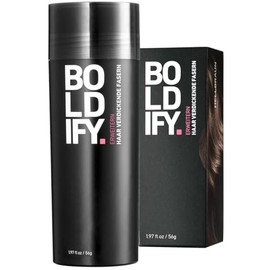 Boldify BOLDIFY Scatter Hair for Thinning Hair (Light Brown), Invisible, Natural, Large Bottle, 56g, Conceals Hair Loss in 15 Seconds, Hair Thickening, Hair Powder for Fine Hair, Women/Men