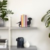 Balvi Bookend Teckel Colour black Dog shaped Support for books