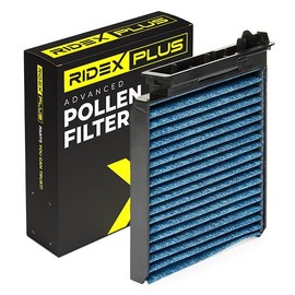 RIDEX Plus Cabin Air Filter Activated Carbon with Anti-Allergic Effect with Antibacterial Effect 424I0514P