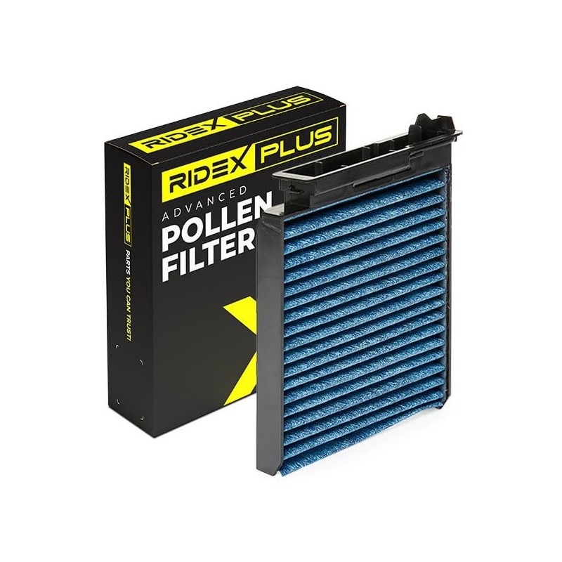 RIDEX Plus Cabin Air Filter Activated Carbon with Anti-Allergic Effect
