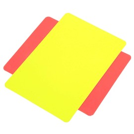 Referee Red Card, 1 Set Red Card and Yellow Card Football Red Card Referee Tool Equipment with Multiple Uses for Soccer Matches and Other Sports