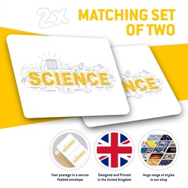 Rectangle Stickers (Set of 2) 10cm - Science Chemistry Biology Physics Uni Fun Decals for Laptops,Tablets,Luggage,Scrap Booking,Fridges, #8170