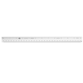 ALVIN Aluminum Engineer Triangular Scale 12" Model HC12E Hollow Multipurpose Ruler for Drawing Planning and Design Drafting and Architecture Tool 12 Inch