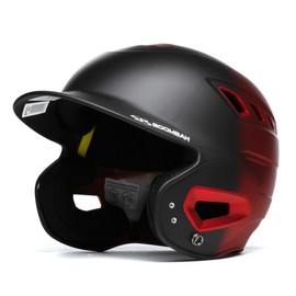 Boombah DEFCON Metallic Fade Batting Helmet NOSCAE Black/Metallic Red - Size Senior 7" - 7 3/4"