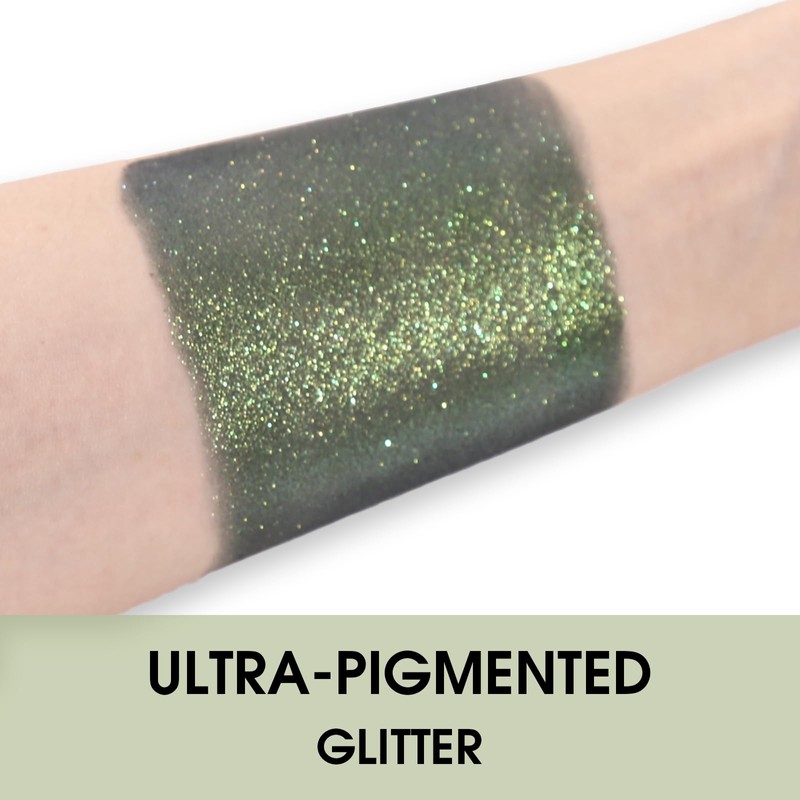 UCANBE Glass Single Eyeshadow Palette, Highly Pigmented Glitter Eye Shadow