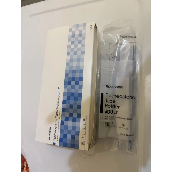 Mckesson 16-240 Tracheostomy Adjustable Tube Holder One Size (Box of