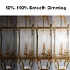 DAYBETTER Dimmable E12 Candelabra LED Light Bulbs, Chandelier Light Bulb