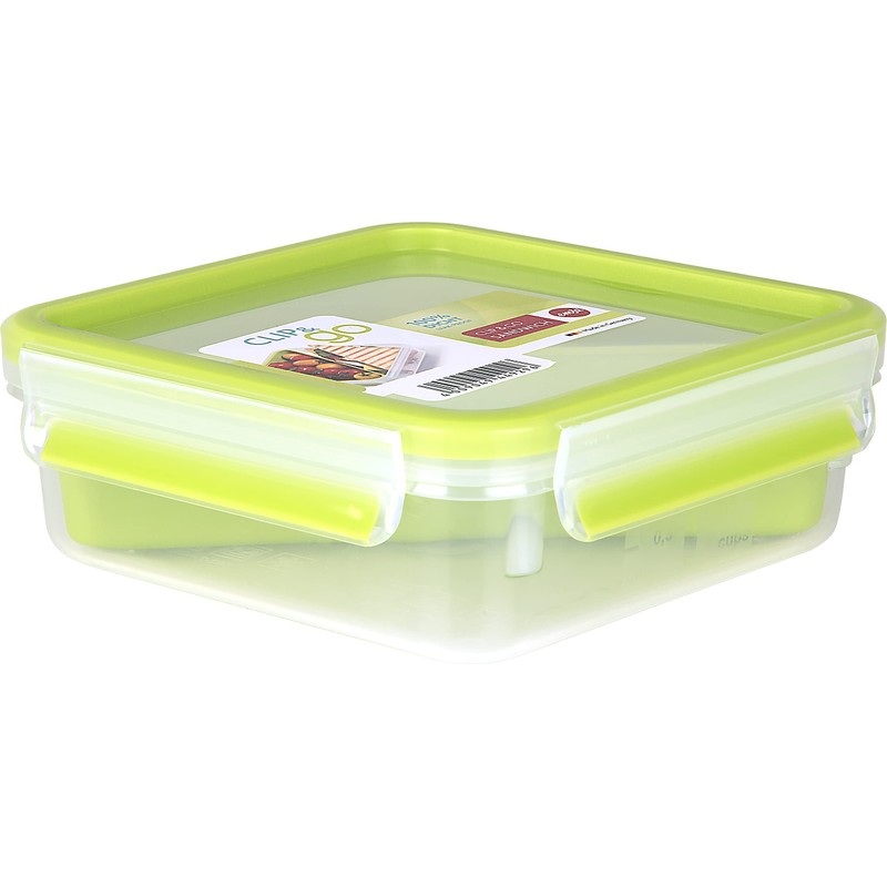 Emsa Clip & Go Box, Plastic, Green, 518104