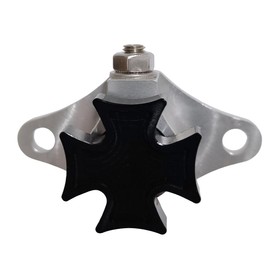 LE POTATO 2.0©®: Manual Idle Adjustment Screw for HD motorcycle with Fuel Injection/"Cross of Malta" Type Adjustment Wheel - "Silver Bullet" Collection.