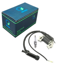 HEPENG Ignition Coil + Spark Plug Replacement Compatible with Champion Power 196cc 6.5HP 3500 4000 Watt Gas Engine Generator