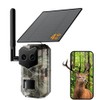 Solar 4G LTE Cellular Trail Camera, Dual Lens Deer Camera