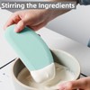 AMIQIWEI 2-Pack Silicone Dough Scraper Flexible Bench Scraper for Sourdough