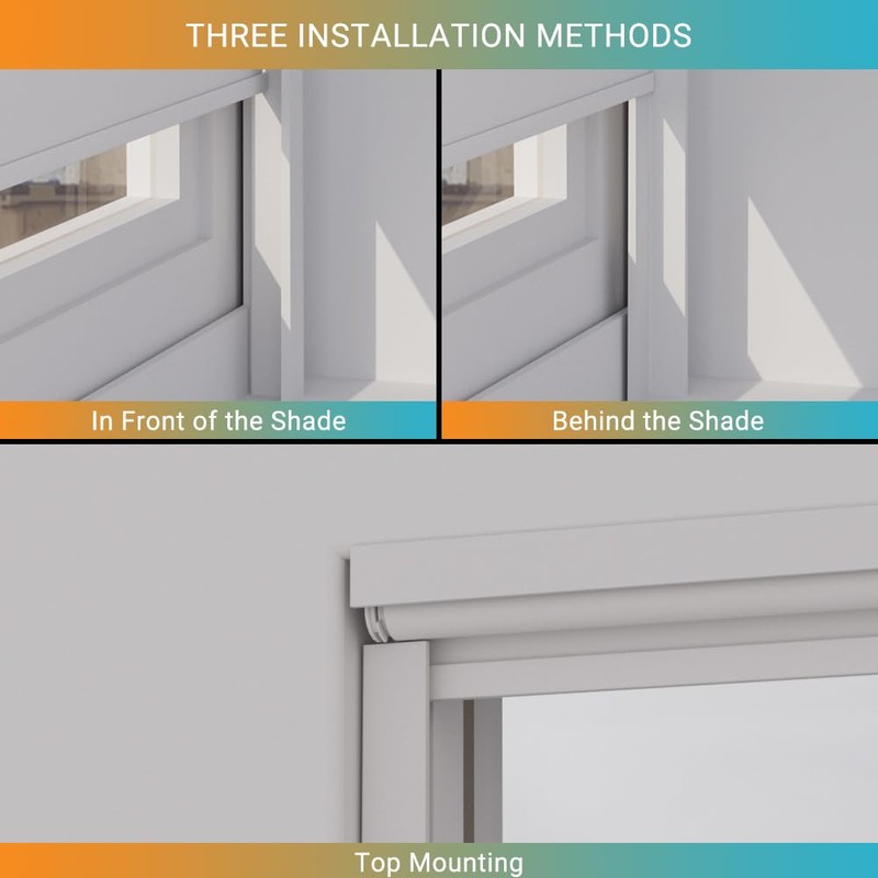 Blindify Light Blockers Blackout Side Tracks, PVC Blackout Side Strips