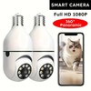 Hiseeu 2.4G WIFI Wireless Light Bulb Security Camera with SD