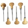 PRAZTECH® New 6pcs Gravers with Wooden Handles | Engraver Tool