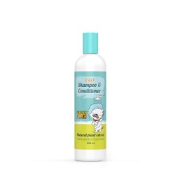 Smiley Pooch 2 in 1 Shampoo & Conditioner 560ML, Made with Animo Acids and Coconut Oil