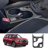 LUNQIN Car Center Console Armrest Front Cup Holder Trim Panel