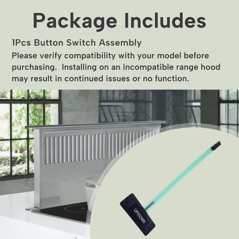Qiqimingxin PV300182 Up/Down Button Switch Assembly Fit for Viking Range