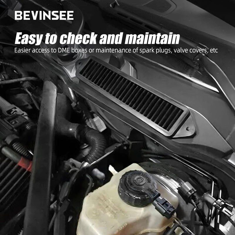 Bevinsee 2pcs Cabin Air Cowl Filters Compatible with E Chassis