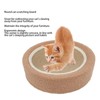 Round Cat Scratcher Ergonomic Cat Scratching Lounge Bed Sisal Cat