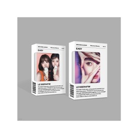 KPOP LE SSERAFIM Easy 3rd Mini Album Weverse Albums A Version Outer Box+20p Card+1p QR PhotoCard+1ea User Guide+Tracking Sealed LSFM