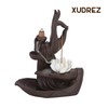 XUDREZ Zen Lotus Backflow Incense Burner with 20pcs Backflow Incense