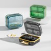Weekly Pill Box, GLAMFORT Portable Daily Pill Organiser, Small Travel