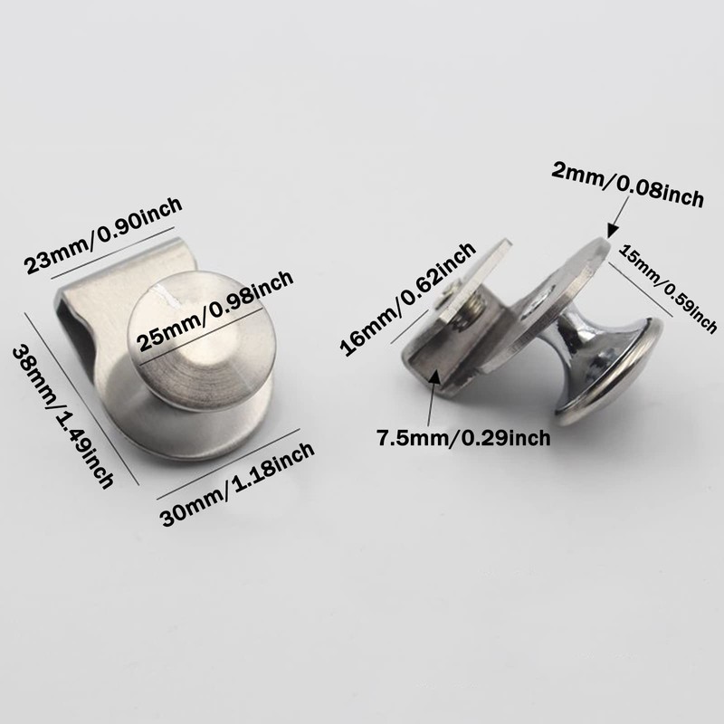 Glass Door Handle Pull Knob Stainless Steel Glass Door Handle
