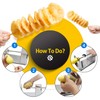 RioRand Manual Spiral Potato Cutter, Stainless Steel Tornado Twister with