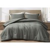 Chezmoi Collection Cliff 3-Piece Lightweight Cooling Comforter Set, Oversized King