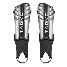 TAGVO Soccer Shin Guards for Kids Youth - Protective Soccer Equipment for Boys Girls - Adults Men Women Soccer Shin Guards - Soccer Shin Pads for Kids Girls Boys, High Impact Resistant