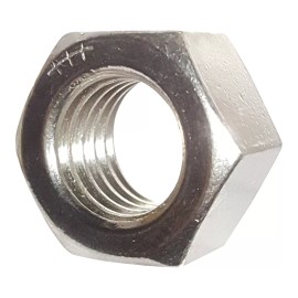 Fastenere 1/4-20 Hex Nut Stainless Steel Grade 18-8 Full Finished Qty 100