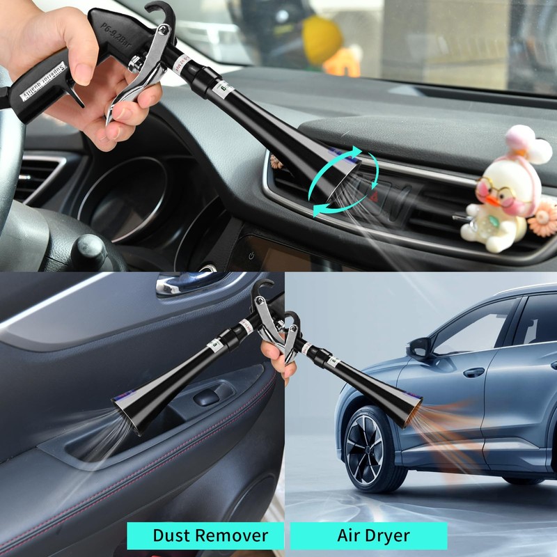 GOCCIDA Tornado Dry Cleaning Gun with Brass Adjustable Air Flow