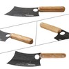Lccowot 3 Piece Butcher Knife Set, 7" Butcher Meat Cleaver,