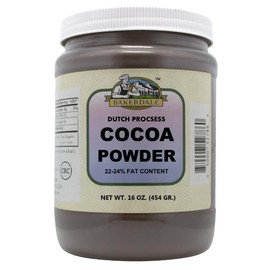 Bakerdale Dutch Process Cocoa Powder, 16 oz, 22-24% Fat Content